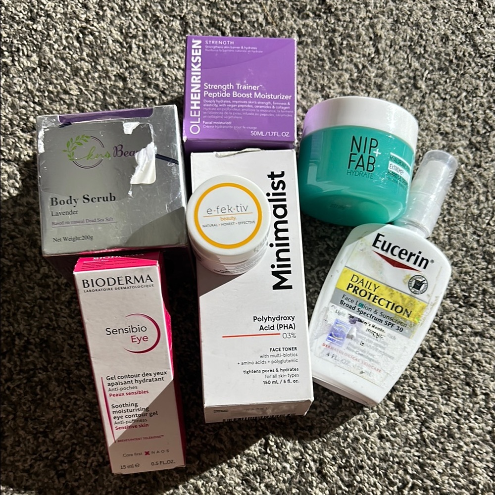 Cabinet clean out!! Ole Henriksen  Nip Fab Bioderma Minimalist